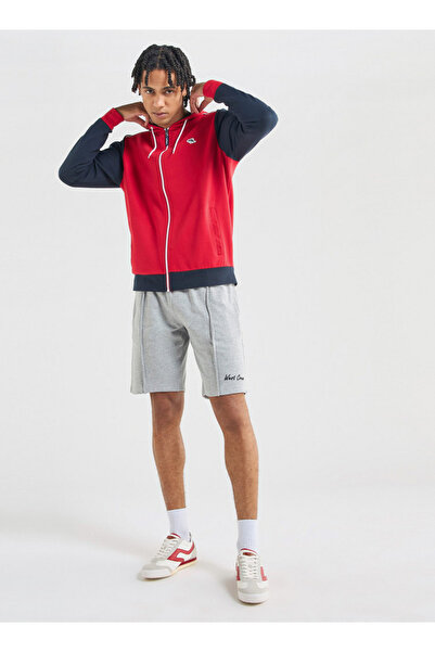 FAV Colourblock Long Sleeves Hoodie with Zip Closure