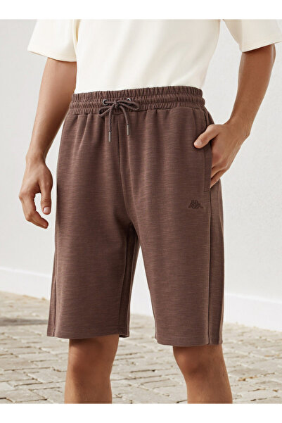 Kappa Logo Embroidered Shorts with Pockets
