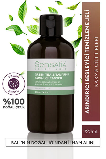 Sensatia Botanicals Yağlı Ciltler için Doğal Yüz Temizleyici - Arındırıcı ve ...