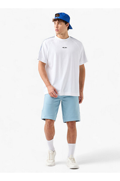 Kappa Logo Detail Shorts with Drawstring Closure and Pockets