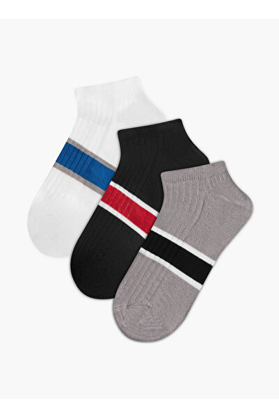 FAV مجموعة من 3 جوارب مطبوعة بطول الكاحل