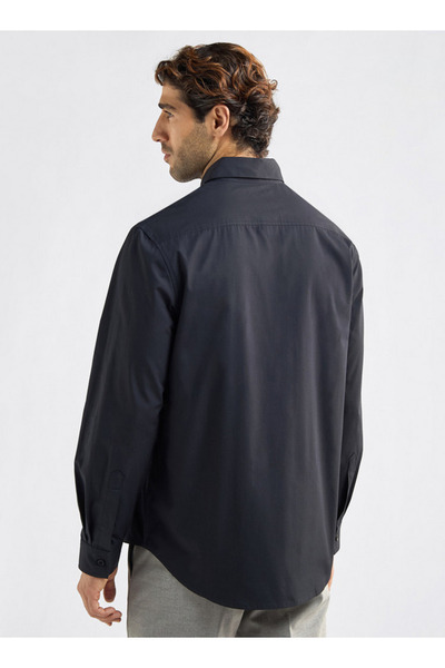 FAV Regular Fit Pintuck Shirt with Long Sleeves