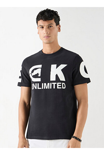 ECKO Unltd Logo Print Crew Neck T-shirt