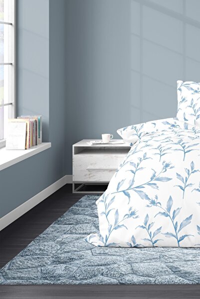 Zeynep Tekstil Set cuvertură de pilota din bumbac unic - husă de pilota și fată de pernă | FĂRĂ PLACĂ