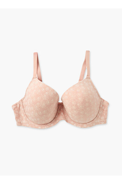 FAV حمالة صدر نصفية مطبوعة بسلك مع إغلاق بخطاف وعين