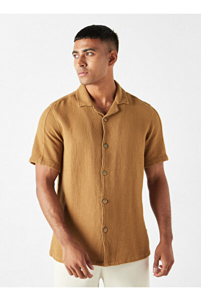 Lee Cooper قميص فضفاض وواسع الحجم بأكمام قصيرة