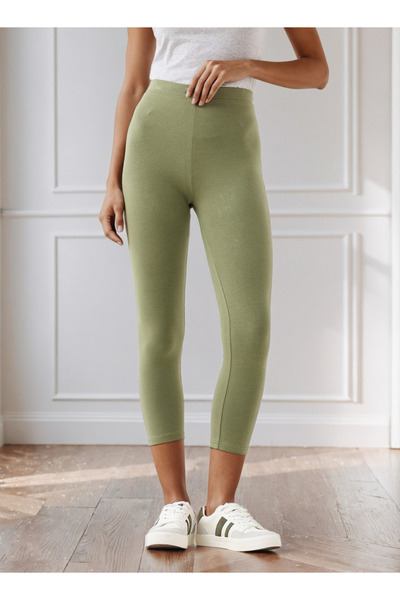 FAV Skinny Fit Cropped High-Rise Leggings