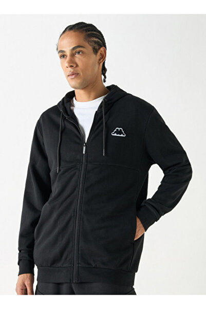 Kappa Zip Through Hoodie with Long Sleeves and Pockets