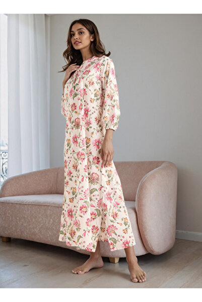 FAV فستان نوم بطبعة زهور