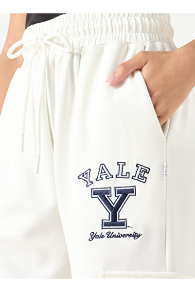 SP Characters Yale University Embroidered Cargo Joggers With Drawstring Closure