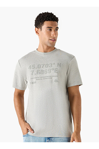 Kappa Embossed T-shirt With Short Sleeves