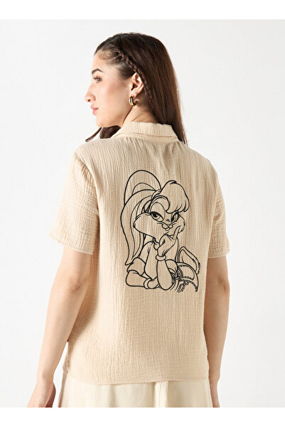 SP Characters Lola Bunny Embroidered Shirt with Short Sleeves
