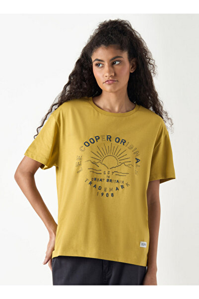 Lee Cooper تي شيرت برقبة دائرية وأكمام قصيرة