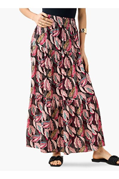 FAV Printed Maxi Skirt with Elasticated Waistband