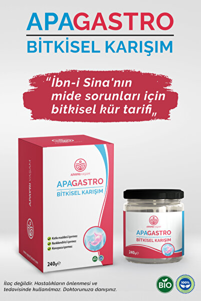 Apayrı Yaşam Mide Rahatsızlıkları için Özel Bitkisel Kür APAGASTRO