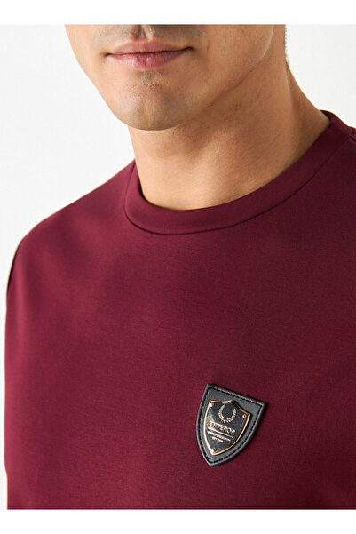 Emperor Applique Detail T-shirt with Short Sleeves