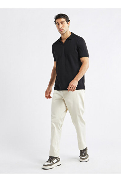FAV Solid Polo T-shirt with Short Sleeves