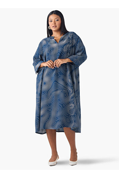 Ulla Popken Bib Yoke A Line Dress