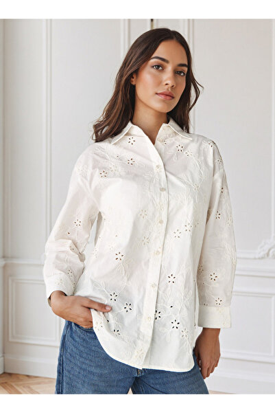 Iconic Oversized Embroidered Shirt