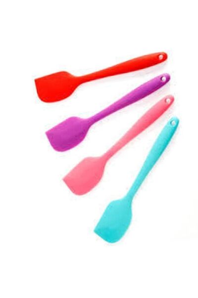 Kitchen Design Lab Komple Silikon Yassı Spatula Asorti