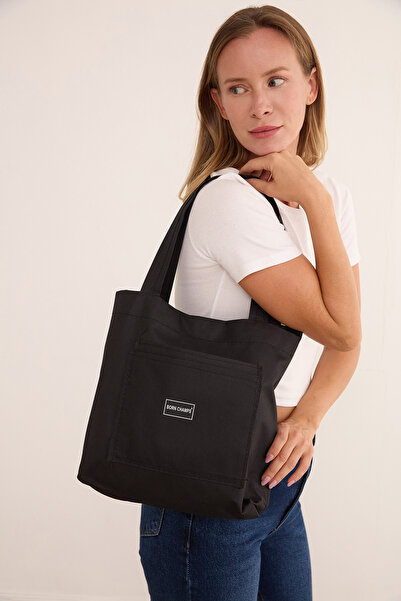 Fulla Moda Cloth Handbag with Pocket