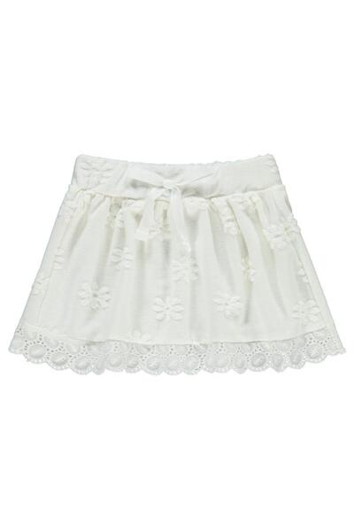 Civil Baby Rainbow Embossed 6-18 Months Skirt - Ecru 6-9 Months