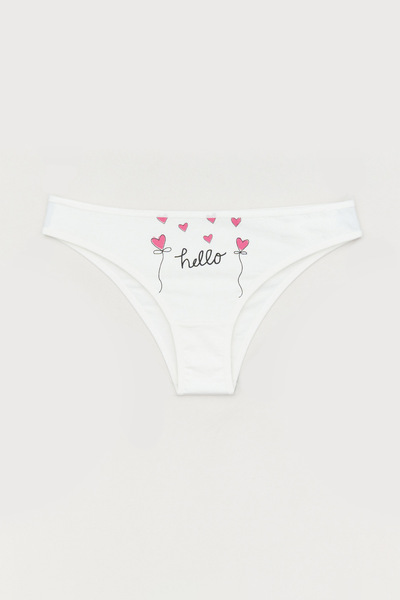 Fulla Moda Printed Brazilian Panties