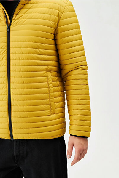 D1fference Ανδρικό εξαιρετικά ελαφρύ πράσινο αθλητικό παλτό - αντιανεμικό, φορητό, γεμισμένο με ίνες