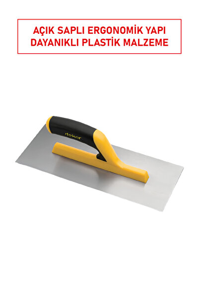 AyrStore Dekor 091 Plaster Trowel 30 cm Plastic Open Handle Lightweight Durab...