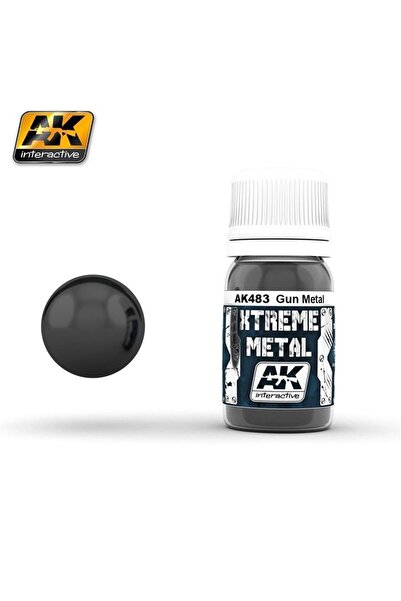Ak İnteractive Ak 483 30 Ml. Silah Metal Rengi, Xtreme Metal Serisi Model Boyası