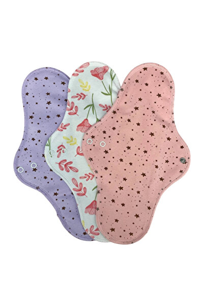 Ponped Bamboo Washable Natural Women's Pad Set of 3