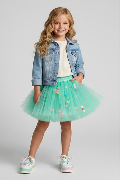 By Piera Pompom Tutu Skirt 6638