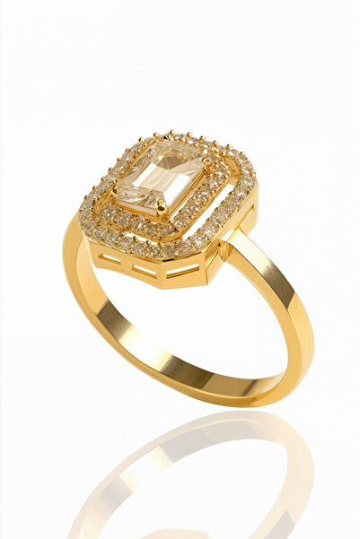 Güler Kuyumculuk Altın Baget Taşlı Yüzük