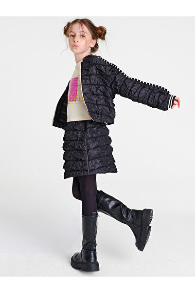 SheShe Μαύρο και άσπρο καπιτονέ άνετο σετ