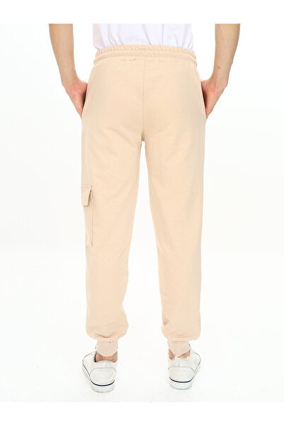 Denokids Boy's Stone Color Pocket Sweatpants
