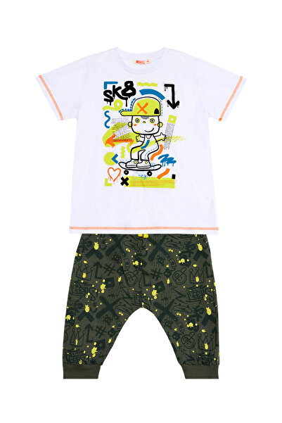 MSHB&G Boy's Summer Suit - Skateboard Splash T-shirt and Capri