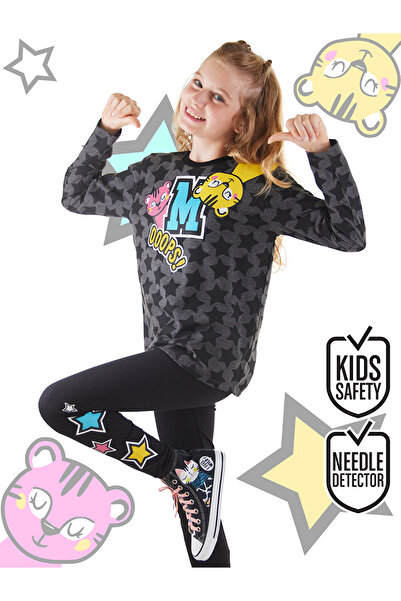 MSHB&G Star Patterned T-shirt and Leggings Set for Girls