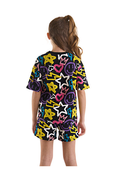 MSHB&G Street Style Summer T-shirt and Shorts Set for Girls