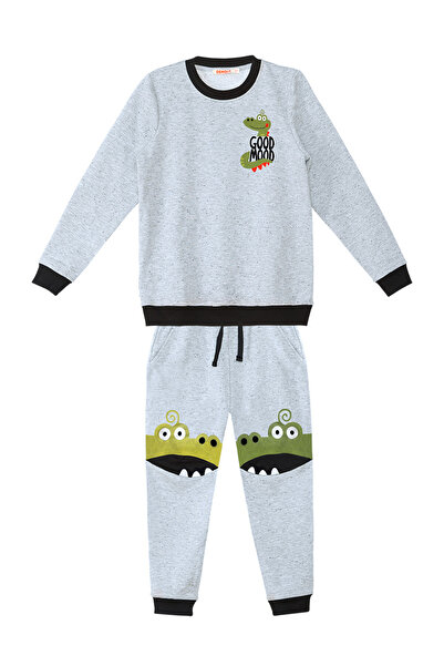 Denokids Croco Boy's Tracksuit Set