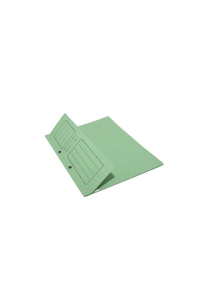 OEM Folder 1/2 staples cardboard supercolor green 10/set