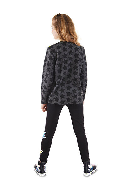 MSHB&G Star Patterned T-shirt and Leggings Set for Girls