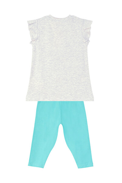 Denokids Fodros zsiráf lány nyári póló leggings szett