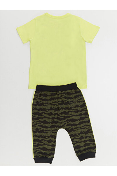 MSHB&G Explorer Wolf Boy T-shirt Capri Shorts Set