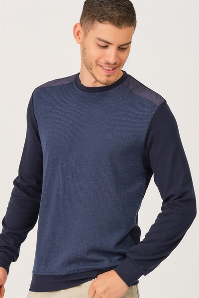 Dewberry V3401 Dio Rise Men's Sweatshirt-Dark Blue
