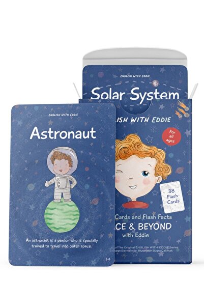 ENGLISH WITH EDDIE Flash Cards And Flash Facts Space & Beyond With Eddie