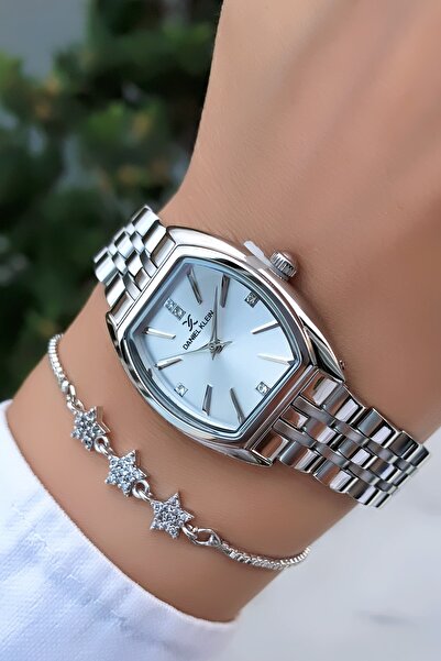 Daniel Klein Gold Silver Color Women's Watch Bracelet