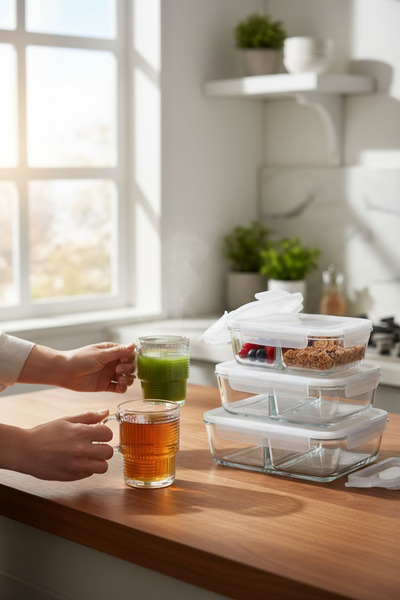 NOBLEev Lav Fresco 3-Inch Storage Container (with 2-Inch Compartment) + Lav Helen 6-Inch Mug