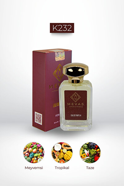 Mevas K232 Kadın Parfüm 50ml Edp
