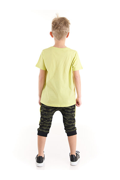 MSHB&G Explorer Wolf Boy T-shirt Capri Shorts Set