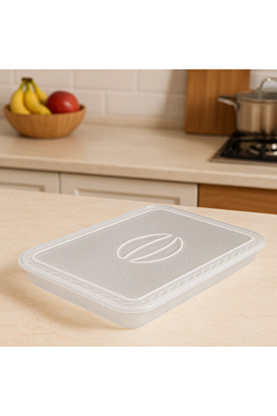 Righton غطاء بوركال بلاستيكي مستطيل منقوش فاخر